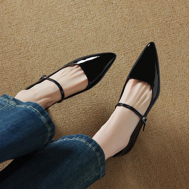 Модные женские туфли-лодочки из натуральной кожи, неглубокие, с ремешком Мэри Джейн, туфли-одиночки, квадратный высокий каблук 6 см, леопардовый принт, для выпускного вечера, Sapatos Mujer