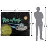 Rick And Morty Silky Space Supersoft Blanket