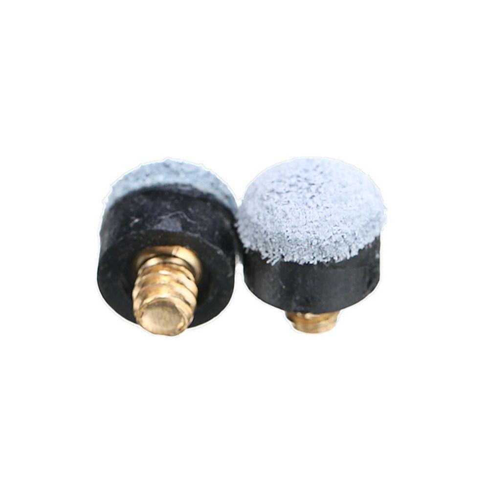 Replacement Snooker Billard Soft Kit Billard Cue Pool Tips Screw On Cue Tips Billiards Leather Head