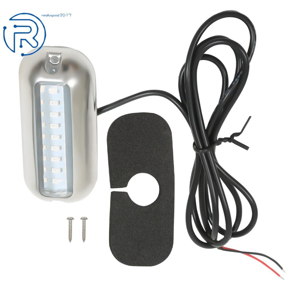 2PCS BLUE 27LED Underwater BOAT FOR MARINE Transom LIGHTS 316 Pontoo KUS543693