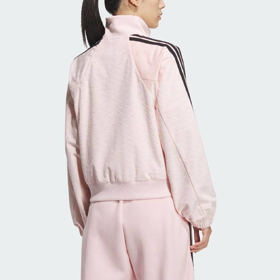 adidas FW25 Story Velvet Логотип Три полоски Спортивный повседневный Куртка с коротким рукавом Женская куртка KC0174