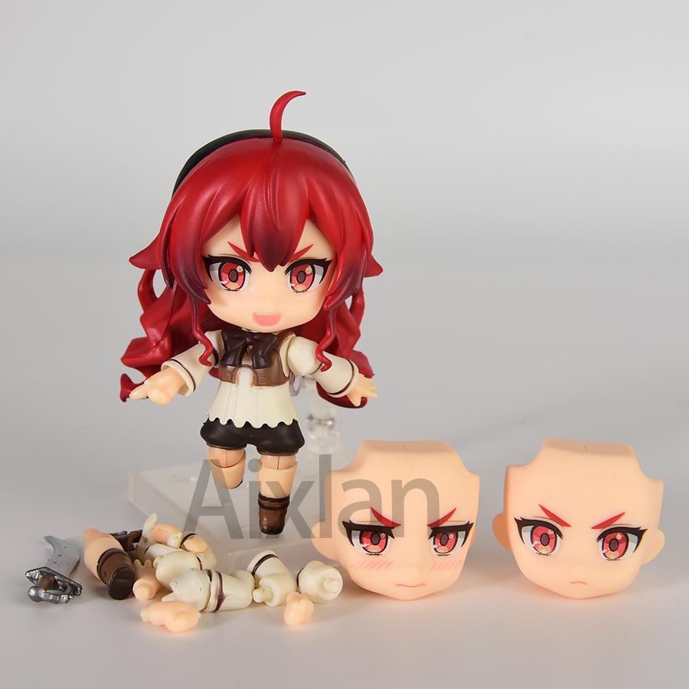 Aixlan#1567 Фигурка Mushoku Tensei Рокси Милая Версия 10 см Перерождение безработного Фигурка-экшен из ПВХ Аниме Коллекционная фигурка
