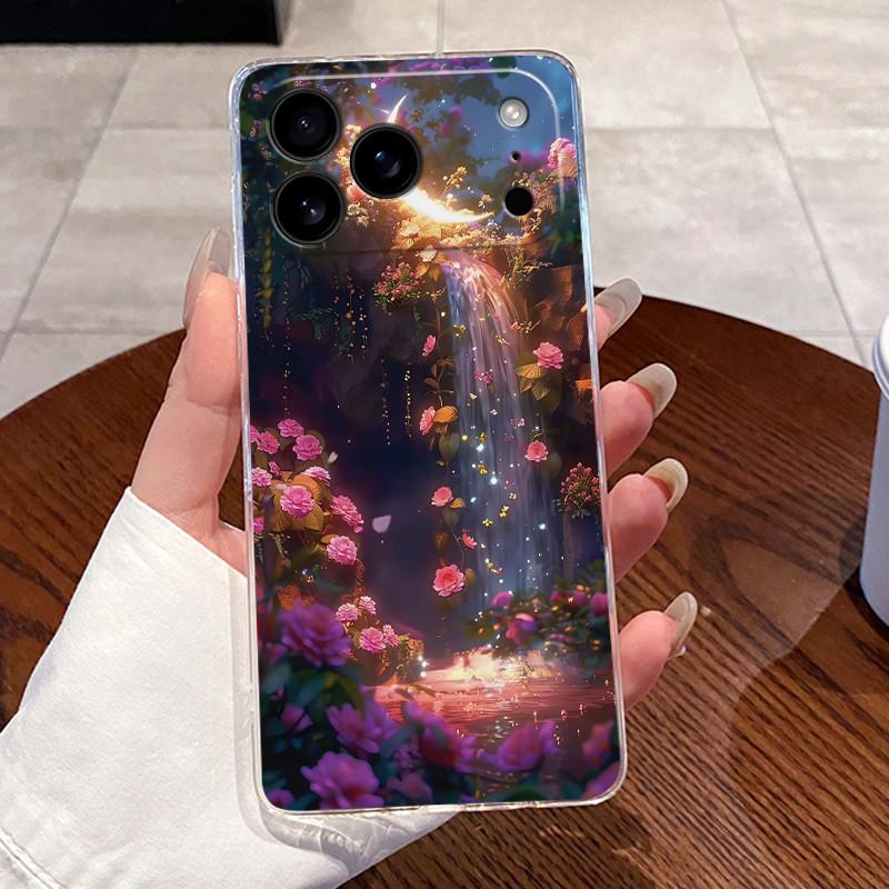Для чехла iPhone 17 Pro Max iphone17 Прозрачный Люксовый Милый Чехол с Кроликом Любовь Мягкий Силиконовый Чехол для Телефона Для iPhone 17Pro Max Air Fundas