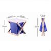 Folding Toilet Multifunction Portable Storage Stool Trash Outdoor Camping Travel