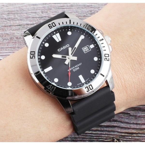 Casio Мужские часы с уретановым ремешком MTP-VD01-1E