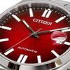 Мужские часы Citizen Tsuyosa Automatic NJ0150-56W Сапфировое стекло Бордовый градиент Серебристый Водонепроницаемость 200 м