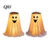 Realistic Spooky Party Decorations Halloween Ghost Candy Bowl Stand with Remote Control, Large LED Lighted Creative Holiday Table Centerpiece