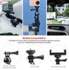 Автомобильный кронштейн на присоске для лобового стекла, гибкий зажим для GoPro Hero 12 11 10 9 8, крепление DJI для смартфона, аксессуары для экшн-камеры