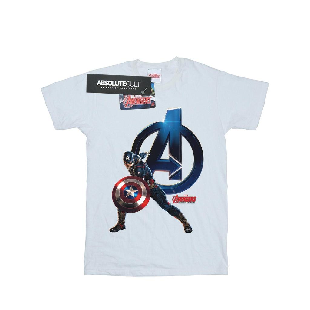 Marvel Boys Captain America Pose T-Shirt
