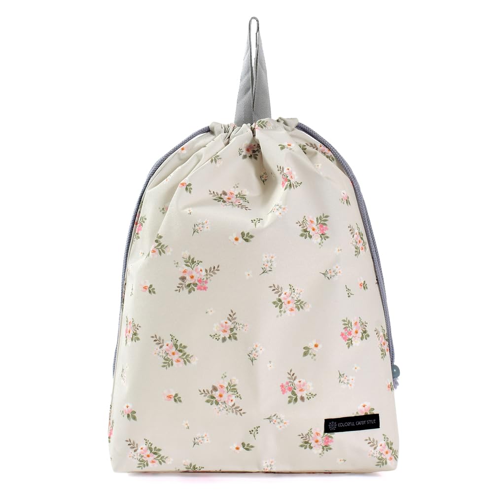 КРАСОЧНЫЙ КОНФЕТНЫЙ СТИЛЬ Стеганый Входной Набор для Девочек 4 Предмета Детский сад/Школа (Маленький букет) - Водоотталкивающий, Легкий, Устойчивый к пятнам,