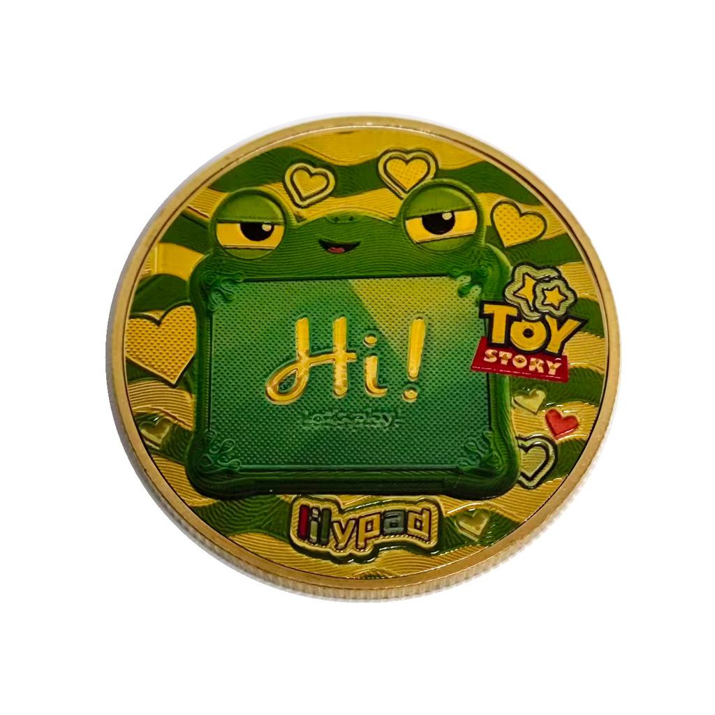 Toy commemorative coins, anime merchandise, metal coins, die-casting badges, trendy millet gifts, collection