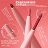 Nude Tapered Lip Liner Pencil Matte Creamy Plumping Lip Stain Waterproof Natural Nude Brown Slim Lips Liner Make Up Long-Lasting