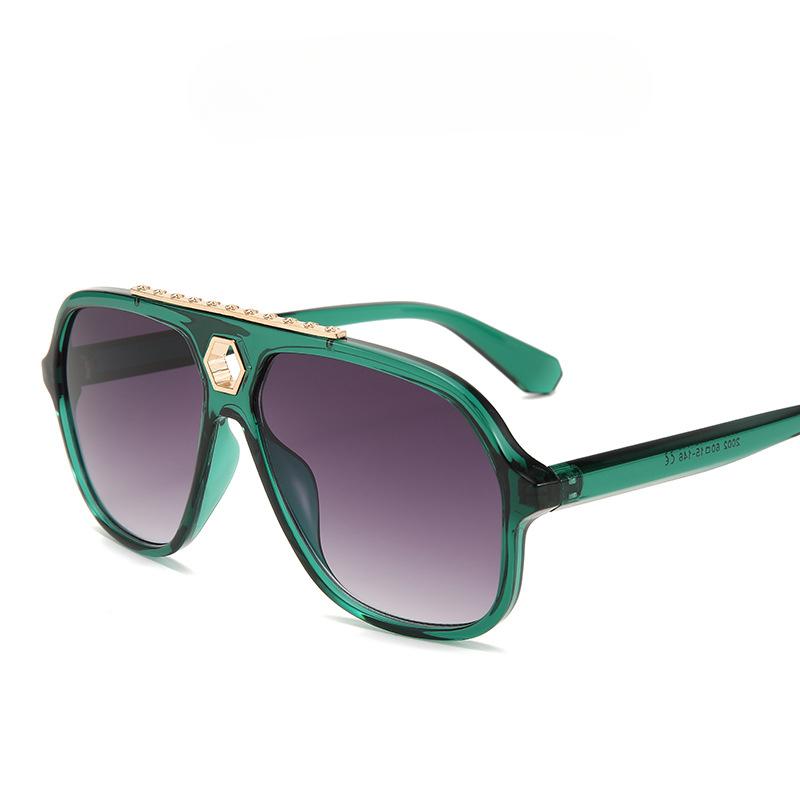 Новые модные солнцезащитные очки в большой оправе, корректирующие уличные солнцезащитные очки, зеркало в виде лягушки.