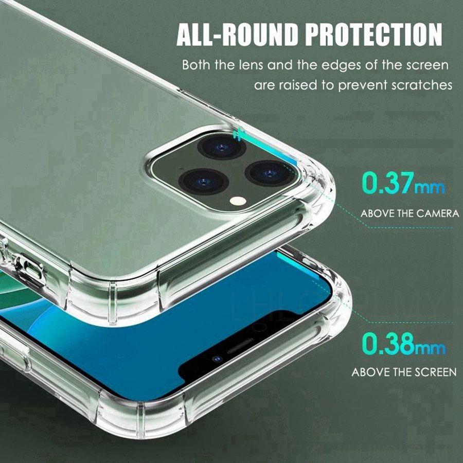Толстый ударопрочный прозрачный силиконовый чехол для Apple iPhone 17E Google Pixel 10A Motorola Edge 70 Fusion Moto G17 G57 G67 G77 Power Защитная крышка