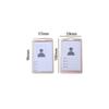 Identity Case Metal Clip Office Supplies Name Cover Name Tag Holder Card Holder Vertical Card Cover