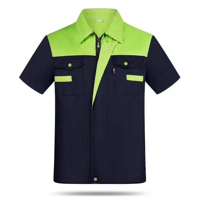 Summer Short-Sleeve Workwear: Comfortable, Breathable, Moisture-Wicking, Hot-Selling, with Printing & Embroidery