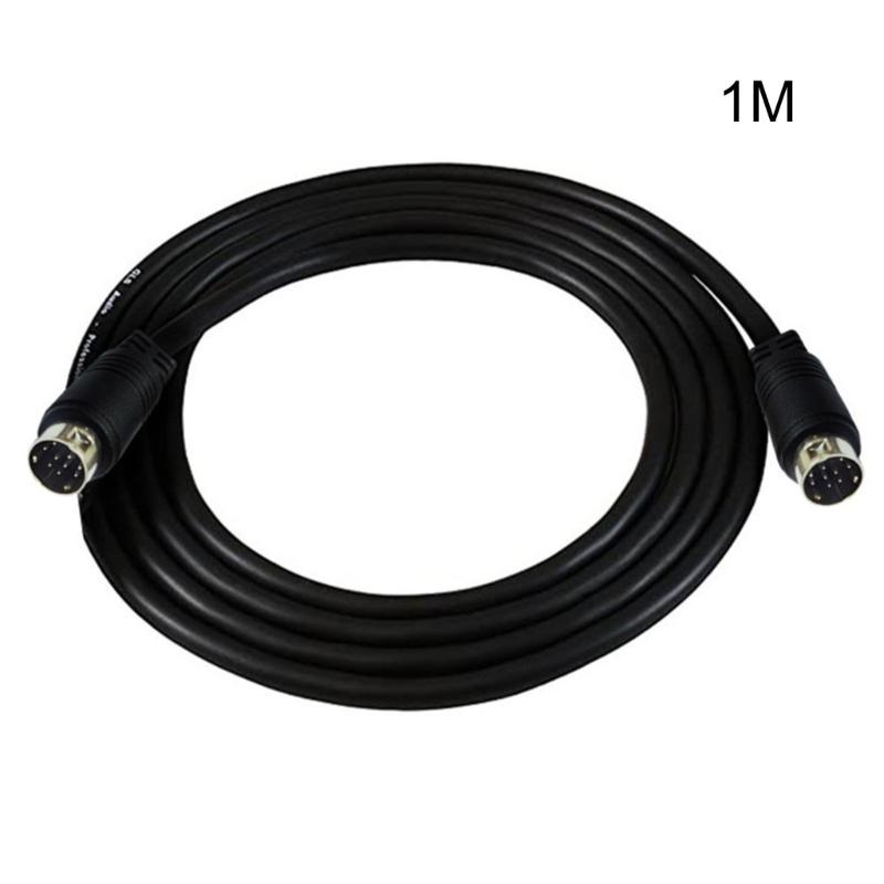Кабель аудиовхода Mini Din 9-pin Папа к 9-pin Папа для звуковых карт видеоигр, аудиооборудования, S-Video 1м 2м 3м