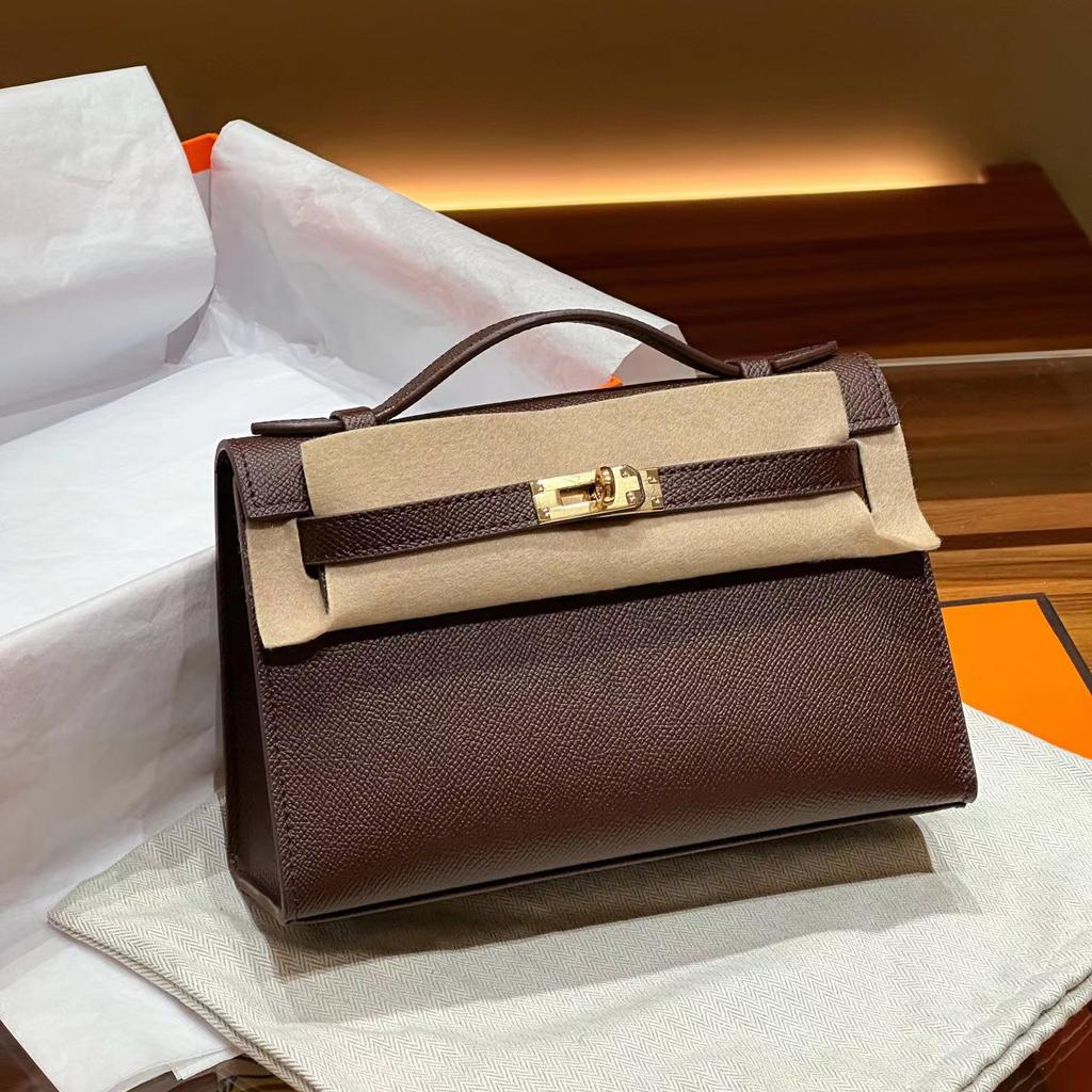 Wholesale New Generation Simple Small Square Bag Single Shoulder Oblique Span Portable First Layer Cowhide Women's Bag Sewing Line