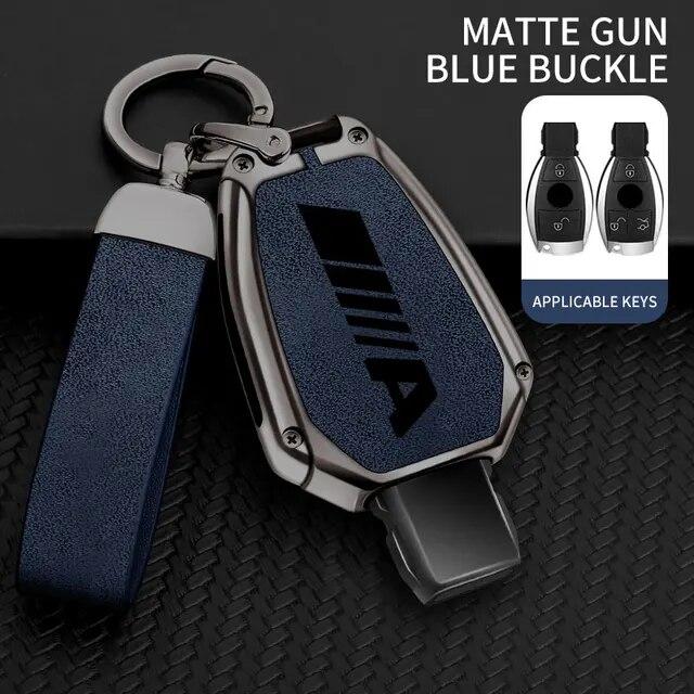 Чехол для автомобильного ключа из цинкового сплава для Mercedes Benz A Class, защита с дистанционным управлением для Mercedes Benz A180 A200, чехол для ключей, автомобильные аксессуары