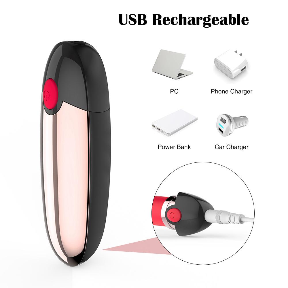Wireless Lipstick Vibrator Clitoral Stimulator Rechargeable Mini Vibrating Egg Female Adult Sex Toy for Orgasm Pleasure