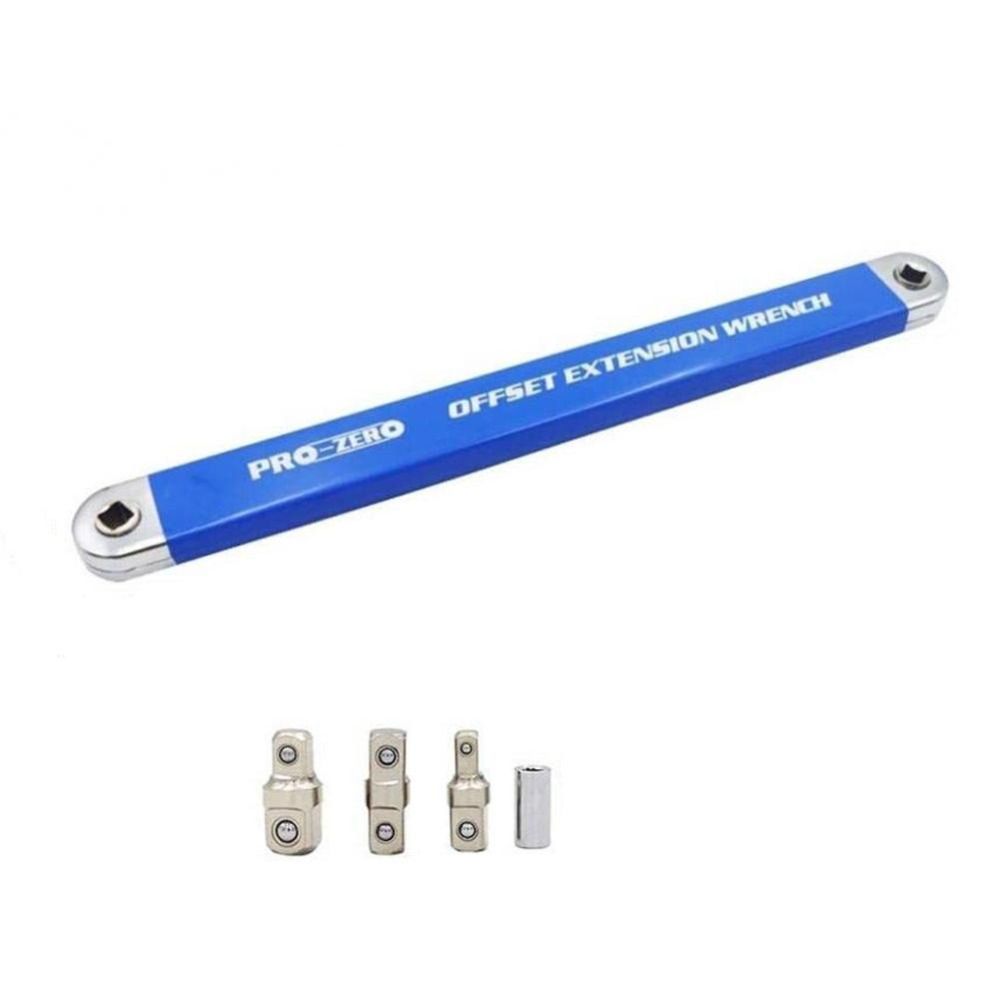 Вращающийся на 360 градусов офсетный удлинитель трещотка с двойной головкой инструменты для ремонта ключ торцевая головка хон