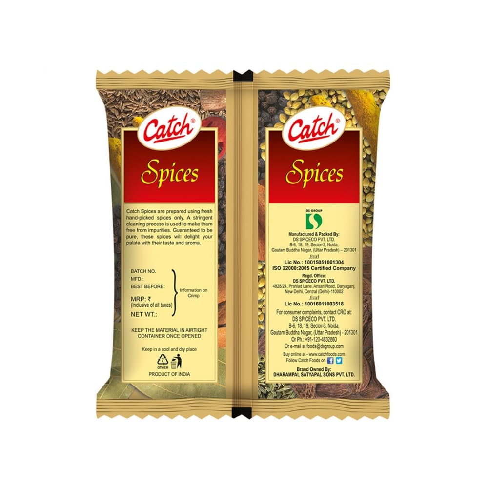 Catch Green Cardamom Whole 50g Pack – Premium Quality Elaichi Spice for Sweet and Savoury Cooking, Fresh Aroma and Rich Flavor