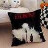 scary movie TThe Exorcistes Cushion Cover Throw Pillow Cover Hidden Button Durable Polyester Chair Cushion
