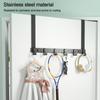 Portable Storage Hooks 6 Hooks Hanging Rack Door Hanger Hook Coat Hat Towel Hanger Storage Holder
