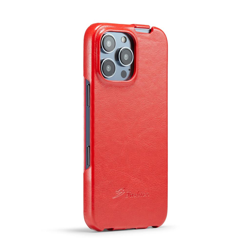 Ретро Кожаный Чехол для Телефона iPhone 16 15 14 13 12 11 Pro Max 16Plus 16E Вертикальный Флип Натуральная Кожа Жесткая Задняя Крышка
