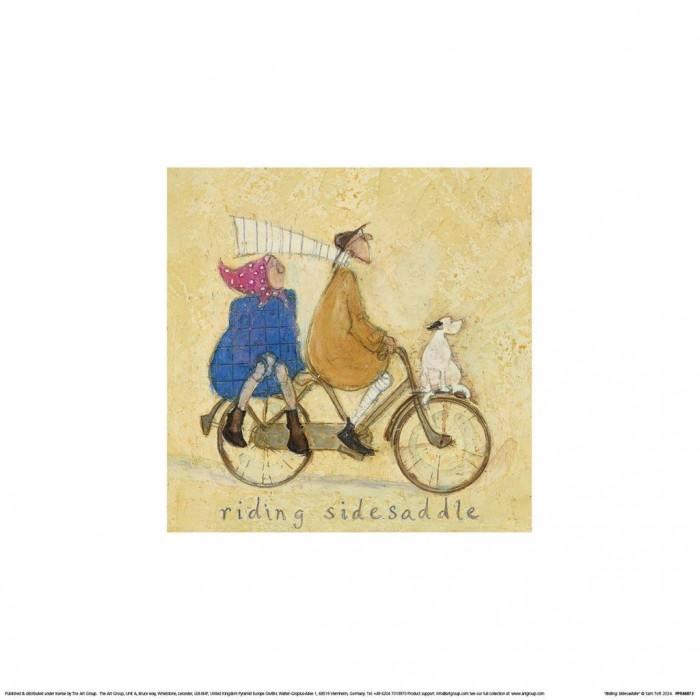 Sam Toft Riding Sidesaddle Poster