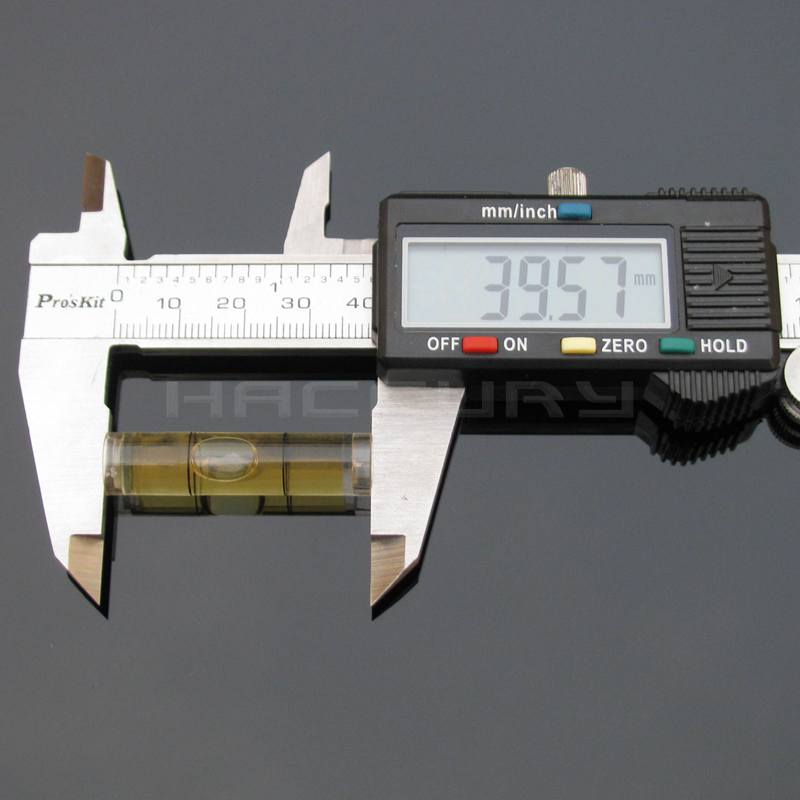 9.5*40mm Plastic Tubular Bubble Level Yellow Blue Green Red Color Water Level For Po Frame Household DIY