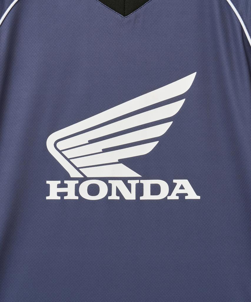 PHYPS MOTORCYCLE Mesh Block Jersey Short Sleeve Blue