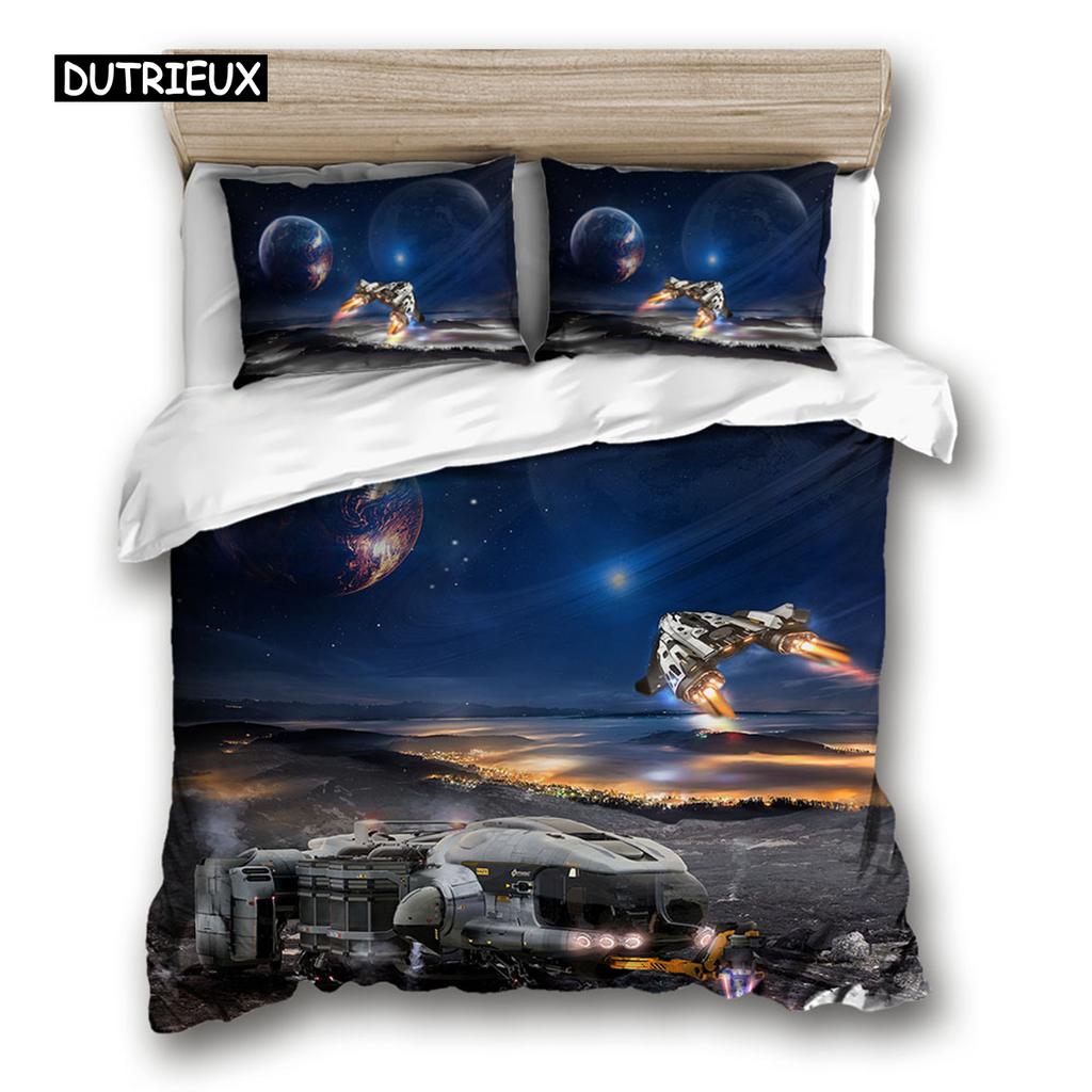 Комплект постельного белья Space star 3d Galaxy Single double Twin/Queen 2pcs/3pcs комплекты постельного белья Universe Outer Space Themed