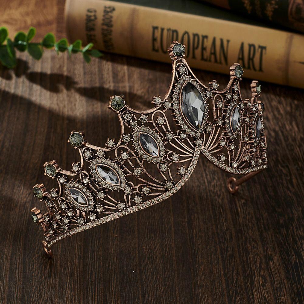 Корона королевы для косплея Хрустальная свадебная тиара Модная королевская корона принцессы Свадебные аксессуары