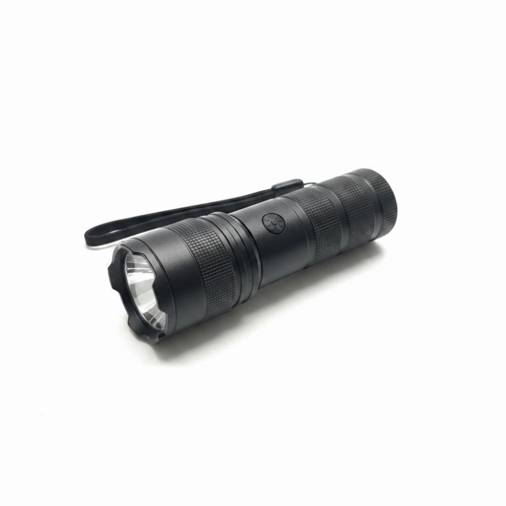 High-Intensity Long-Range Flashlight Bright Rechargeable Flashlight Outdoor Use