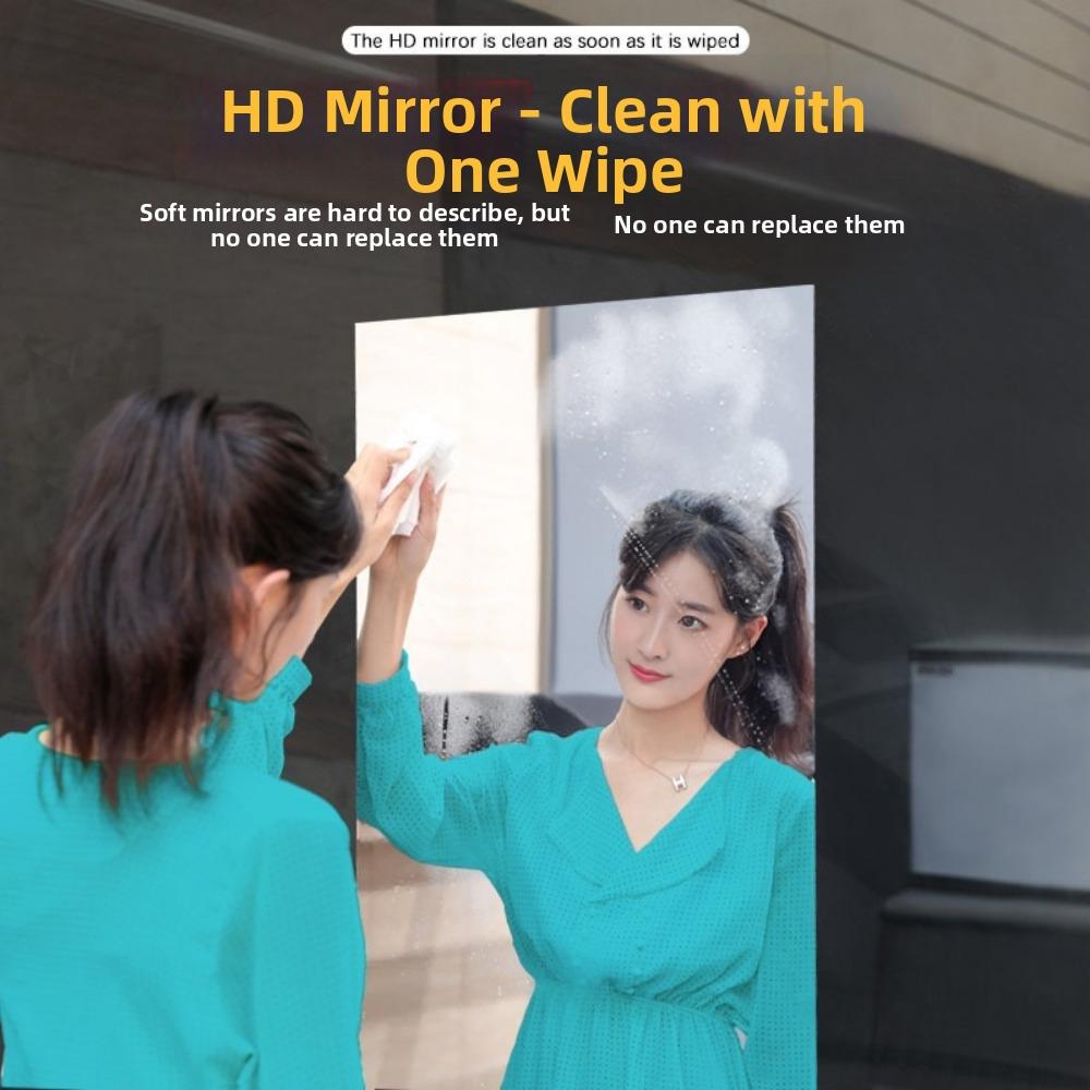 Acrylic Self-Adhesive Mirror Shatterproof Glass Stickers Wall Stickers Mirror Living Room