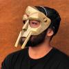 MF Doom Gladiator Mask Прочная стальная маска для лица с латунной отделкой для косплея, костюмов, уникальных рождественских подарков