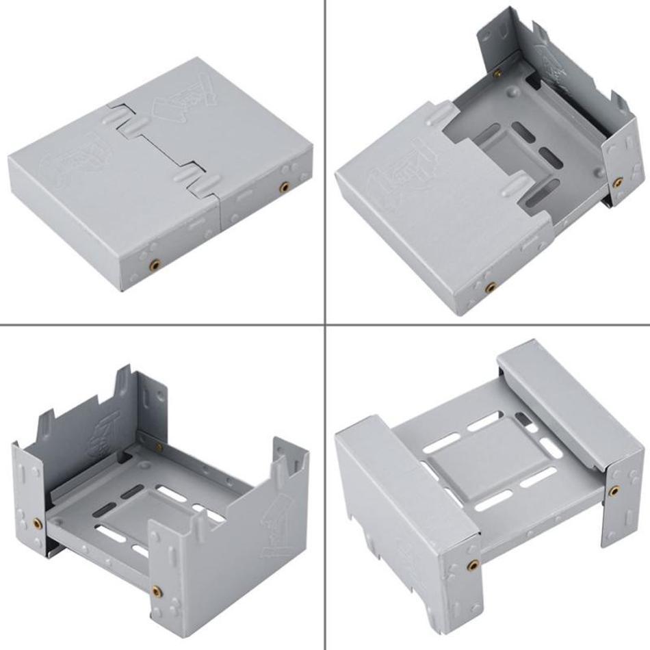 Набор посуды для улицы Кемпинг Многофункциональная японская алюминиевая складная плита Портативный нагреваемый ланч-бокс Аксессуар для приготовления риса
