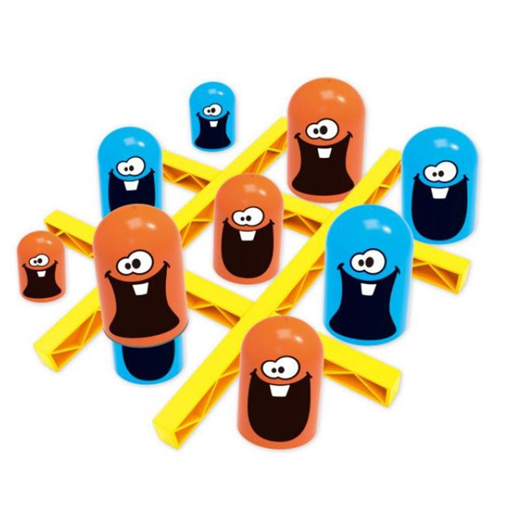 Wiwilys 2 Players Tic-Tac Toe Big Eat-Small Game Parent-child Interactive Competition