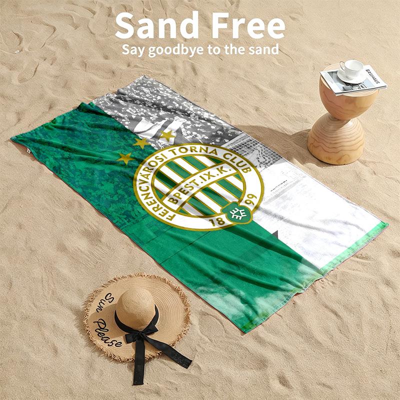 Ferencvarosi TC Beach towels also serve as bath towels summer essential a musthave for the outdoors the beach and the pool