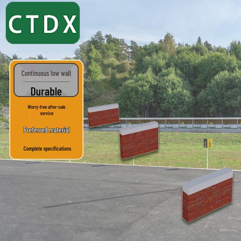 Fitness Training Low Wall Obstacle