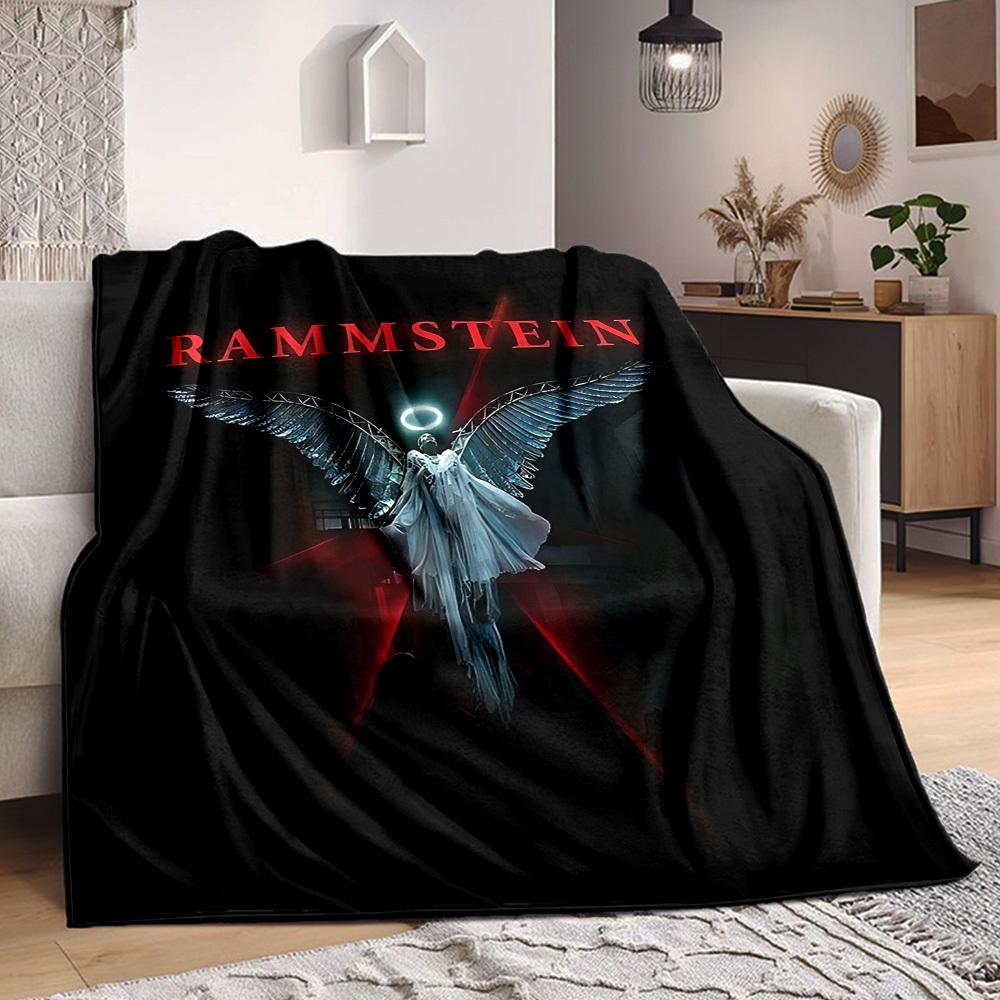 1 шт. Фланелевое одеяло Rammstein Angel, Мягкое, приятное для кожи, с цифровой печатью, Различные размеры в наличии для семьи, друзей, на день рождения