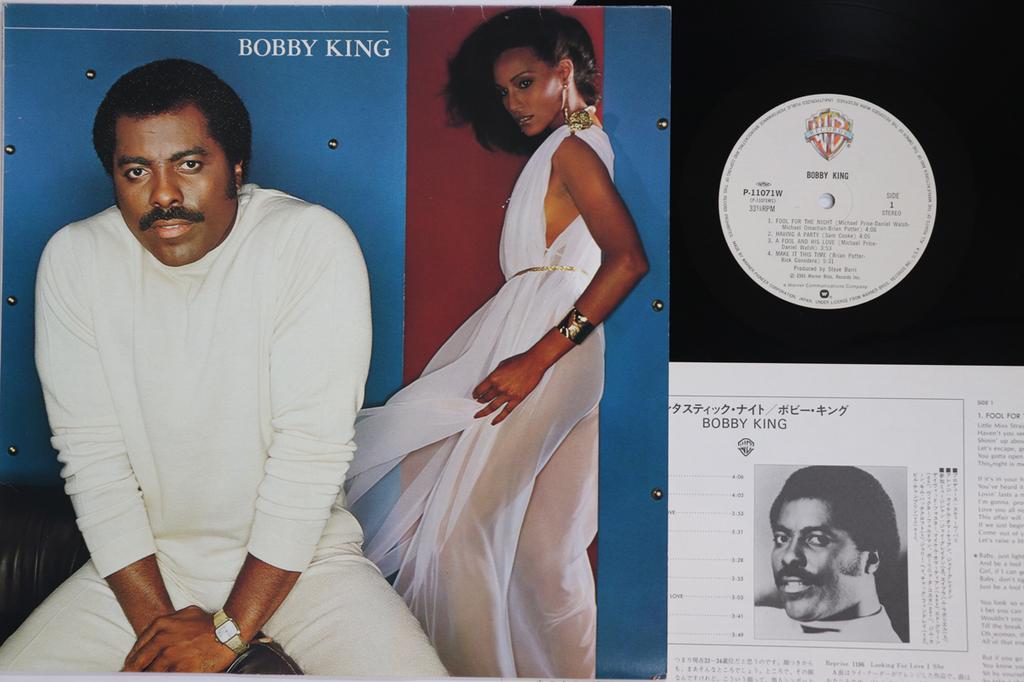 Виниловая пластинка BOBBY KING Bobby King SP11071W WARNER BROS 1981 Япония SoulFunk Б/у
