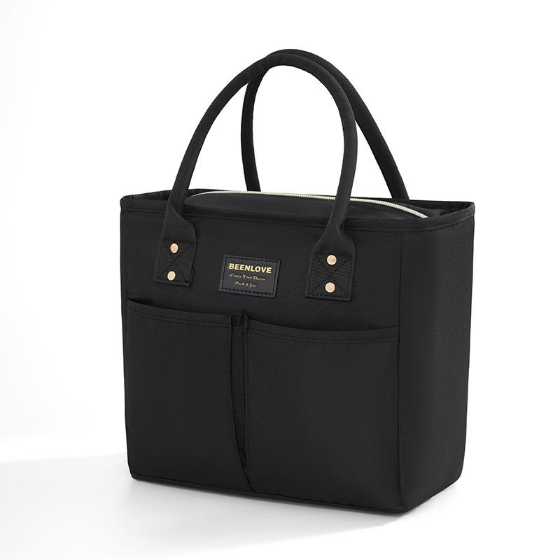 Beilin PEVA Large-capacity lunch bag for office workers, insulated and waterproof, stylish design, and easy to carry
