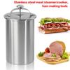 Stainless Steel Ham Maker Meat Press Cooker Mold for Deli Lunch Meat Kitchen Tool for Homemade Healthy Sausage