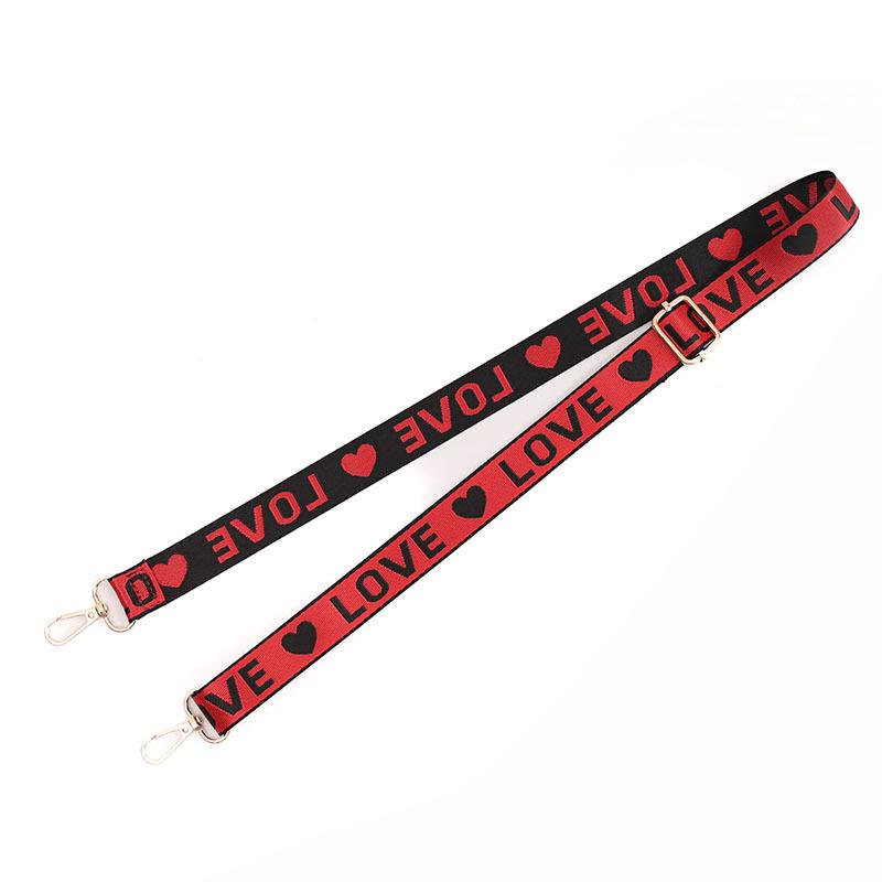 Hot-selling New Women's Universal Multi-function Adjustable Shoulder Strap Letter Printing Bag Replacement Shoulder Strap
