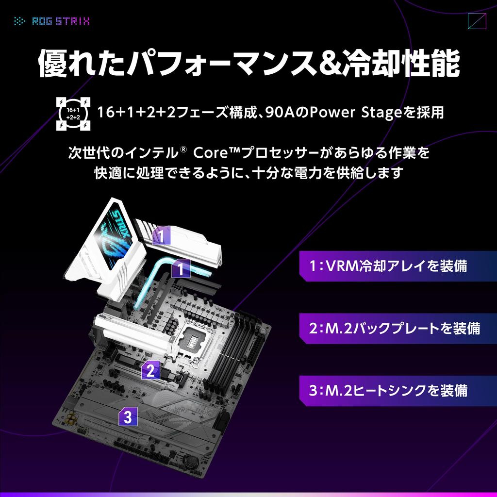 Asus ROG STRIX GAMING WIFI Процессоры Intel Core Ultra совместимы с LGA 1851 Z890 DDR5 ATX материнская плата отечественный авторизованный дистрибьютор продукт Z890-A