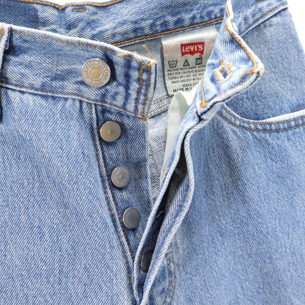 Levi's 90-е 501 Сделано в США Зауженные джинсы M Застежка на пуговицах Женские Б/У