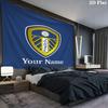Leeds United Персонализированный Настенный Гобелен с Именем Эстетичный Настенный Подвесной Покрывало из Печатной Ткани Декоративные Гобелены для Спальни Гостиной Домашний Декор