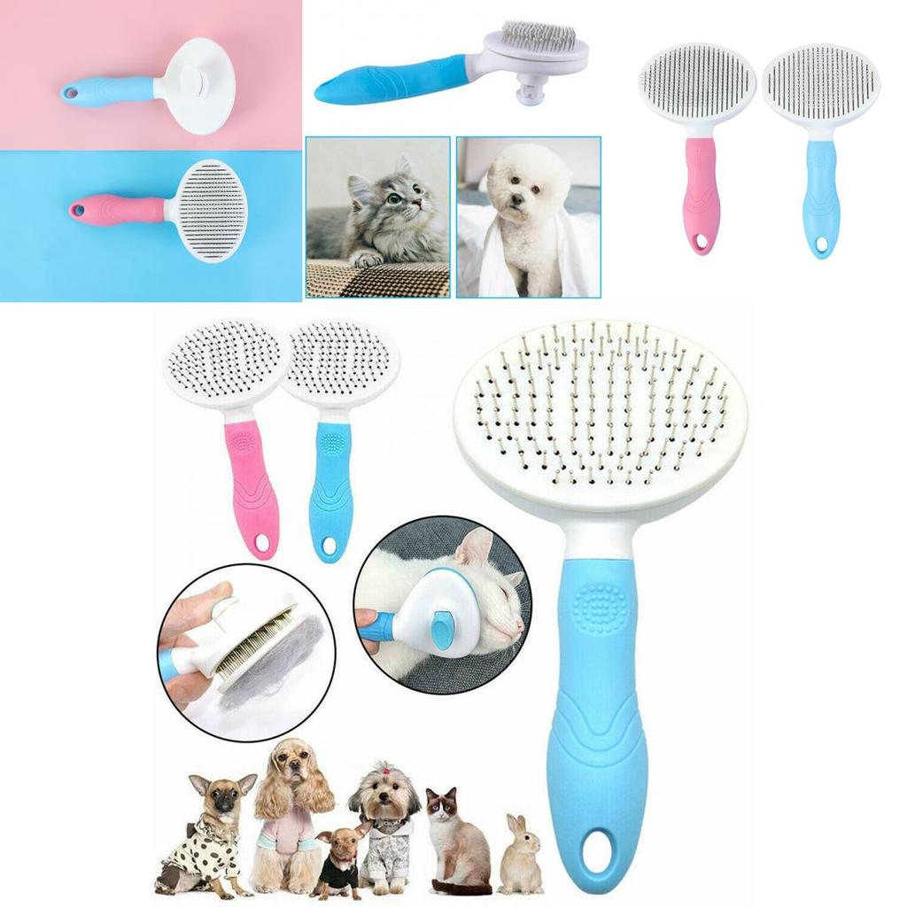 Round Head Pet Hair Comb For Automatic Hair Removal And Beauty Cleaning